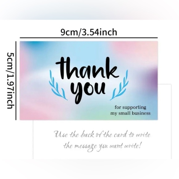 Thank you cards 50 - Picture 2 of 2